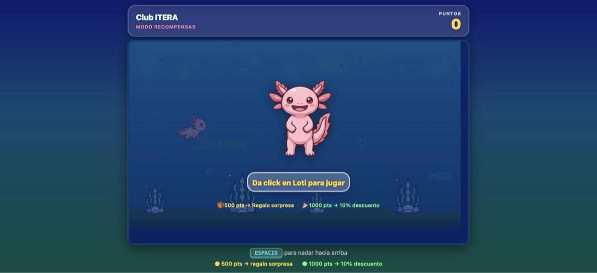Captura del sitio de Itera Studio